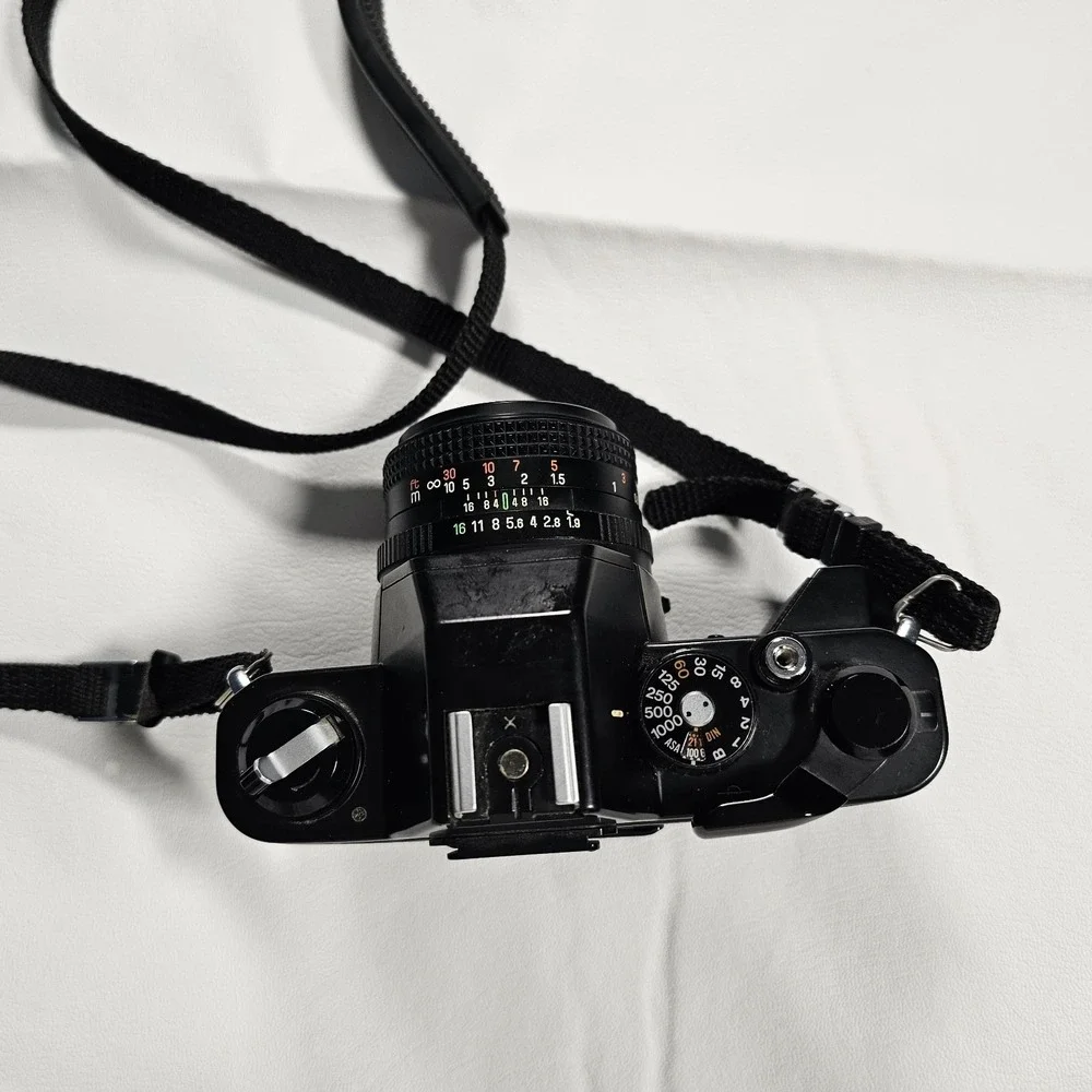 Chinon CM-5 35mm Film Camera + 50mm‎ f/1.9 Lens Tested Meter Not Working